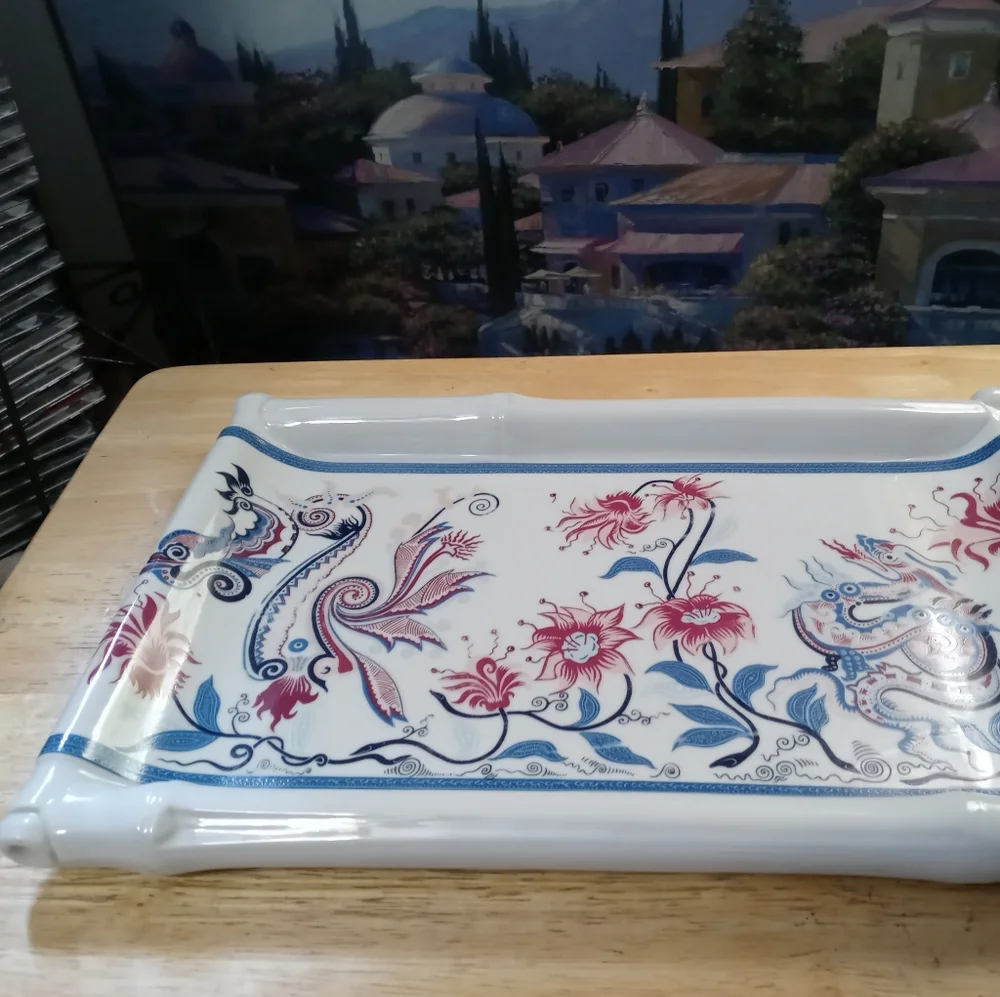 🌃🎻 Royal Pavilion At Brighton Tray 📿🌇Exclusive Made In JAPAN/Elizabeth arden